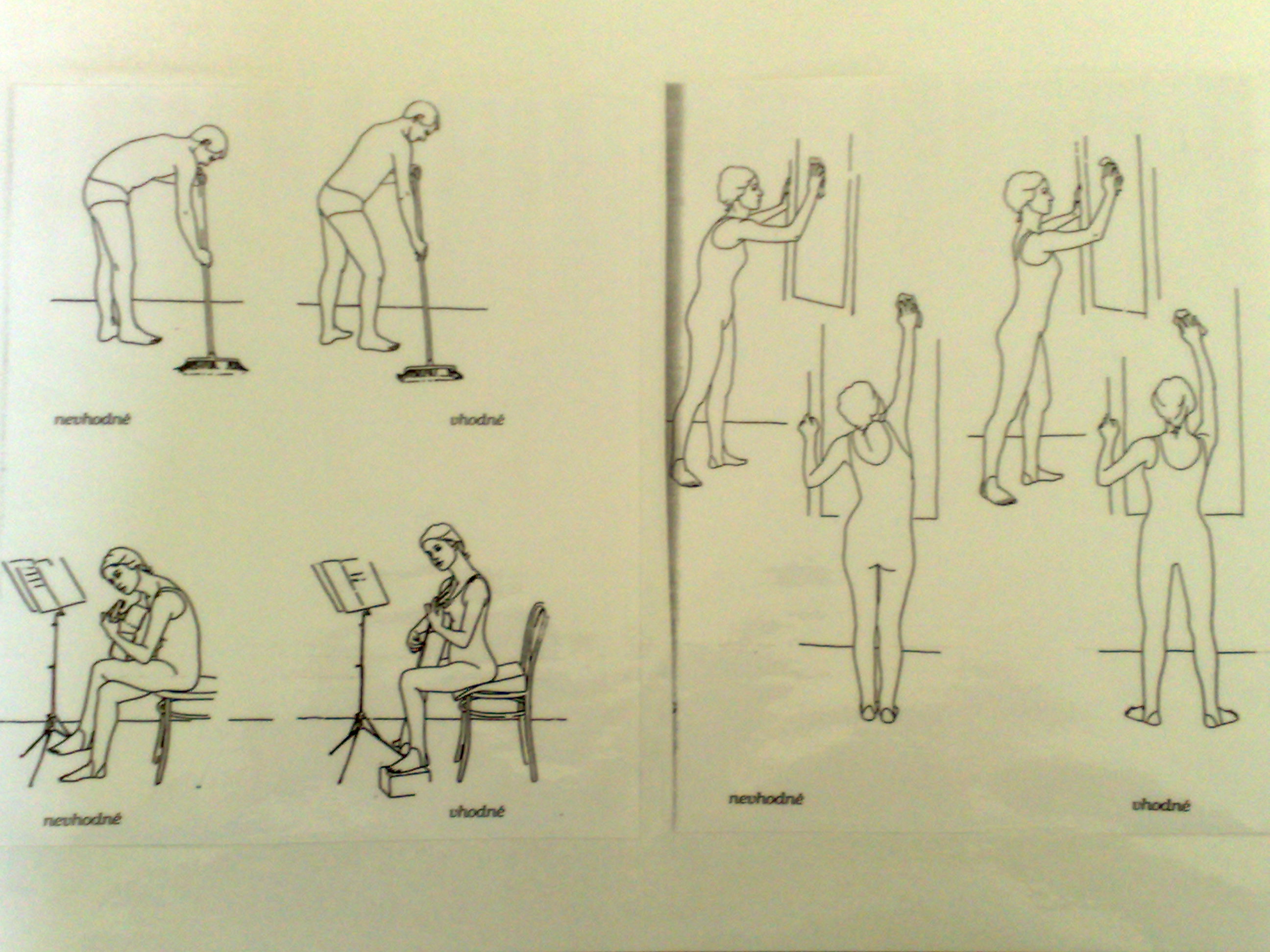 Zametání, mytí oken,